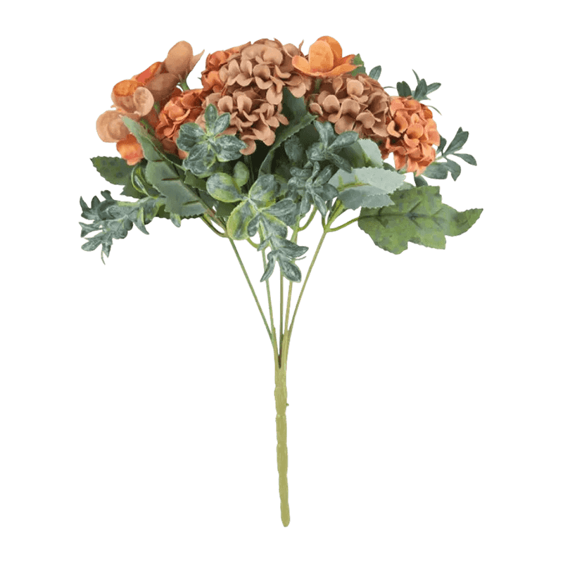Mixed Artificial Hydrangea Flower Pick Bouquet
