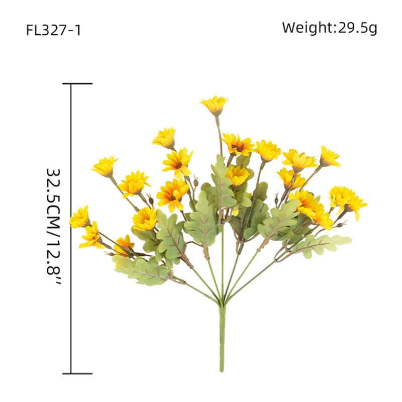 21 Heads Artificial Daisy Pick Bouquet