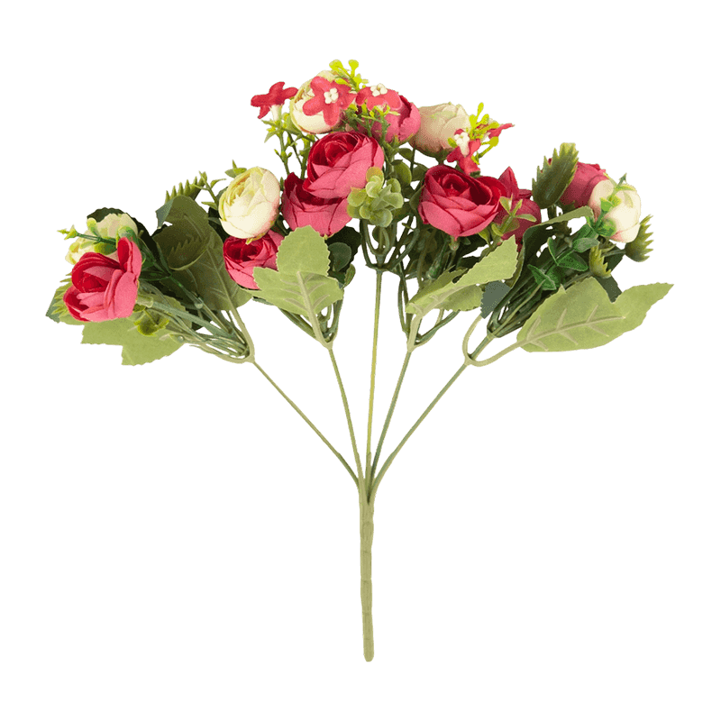 12 Heads Artificial Rose Pick Bouquet