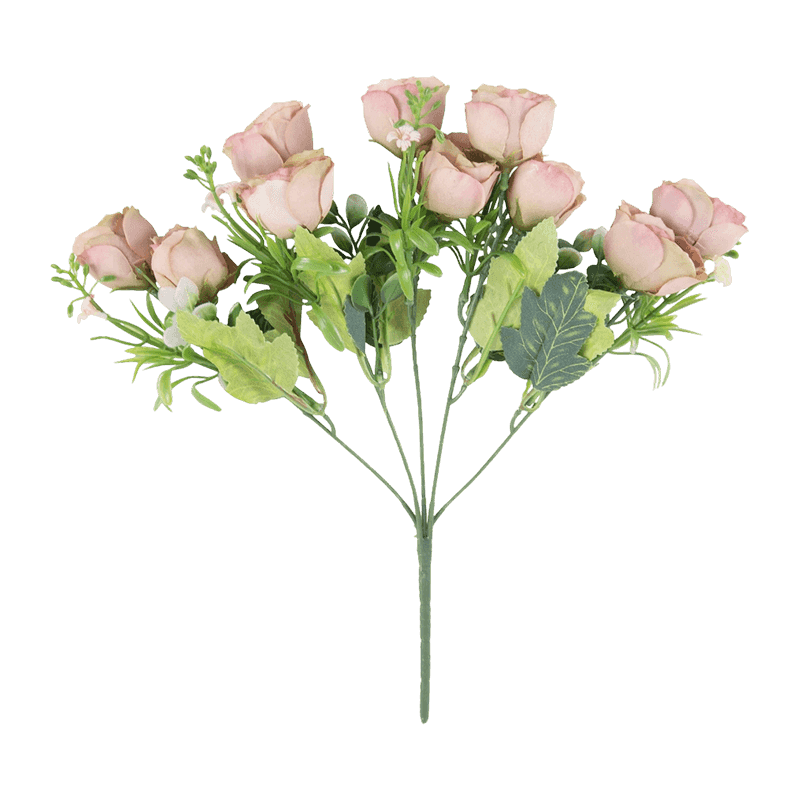 10 Heads Artificial Tea Rose Pick Bouquet