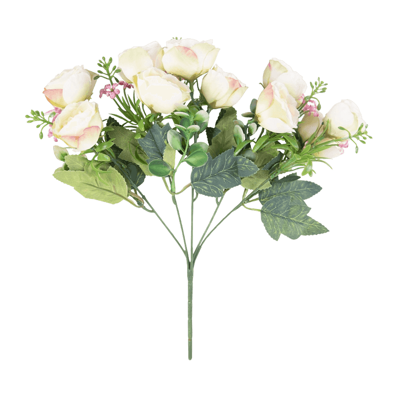 10 Heads Artificial Tea Rose Pick Bouquet
