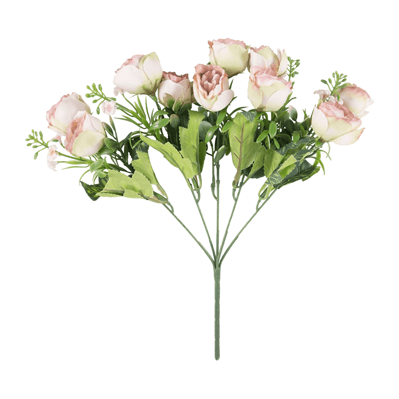 10 Heads Artificial Tea Rose Pick Bouquet