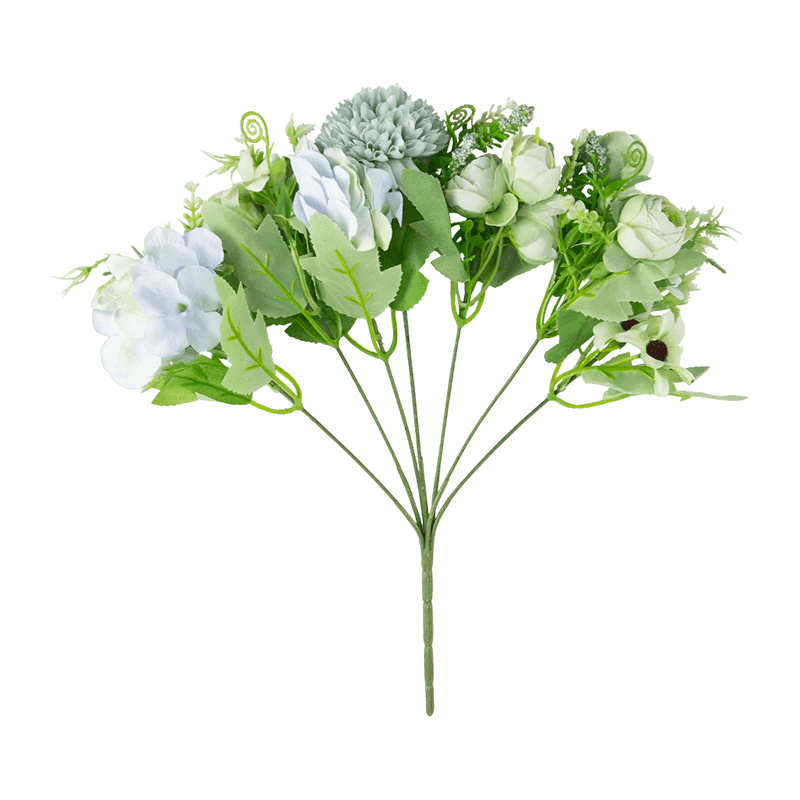 Mixed Artificial Mint Flower Pick Bouquet 35cm