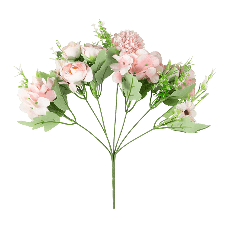 Mixed Artificial Mint Flower Pick Bouquet 35cm