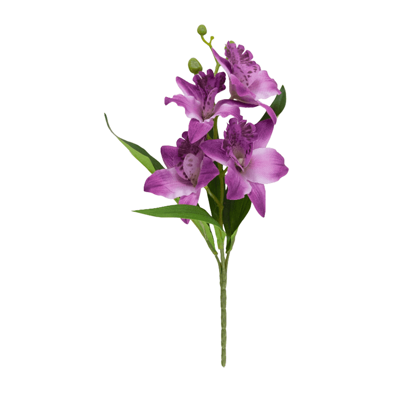 Artificial Orchid With 4 Flowers