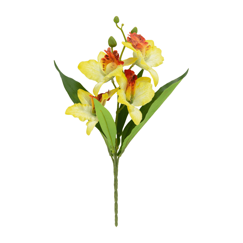 Artificial Orchid With 4 Flowers