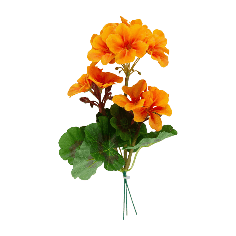 Artificial Begonia Pick Bouquet