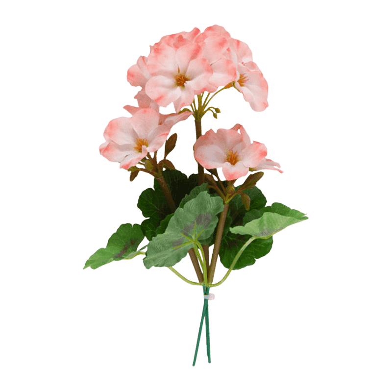 Artificial Begonia Pick Bouquet