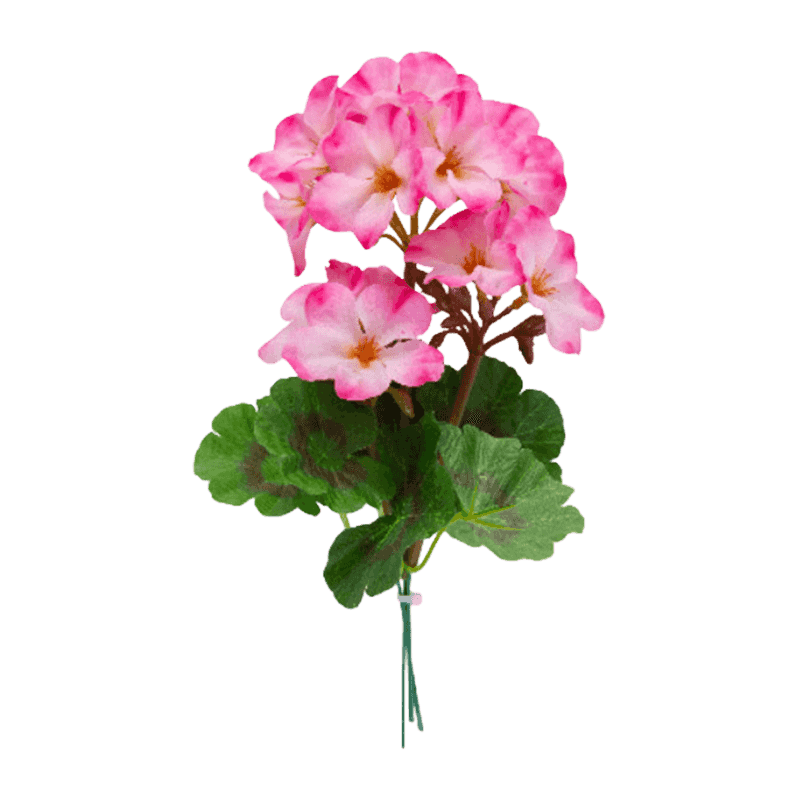 Artificial Begonia Pick Bouquet