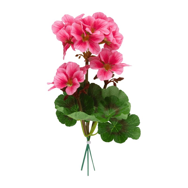 Artificial Begonia Pick Bouquet