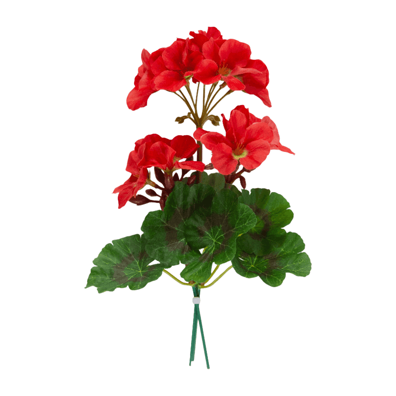 Artificial Begonia Pick Bouquet