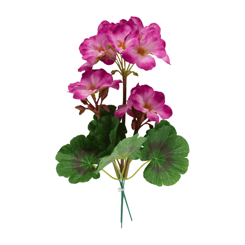Artificial Begonia Pick Bouquet