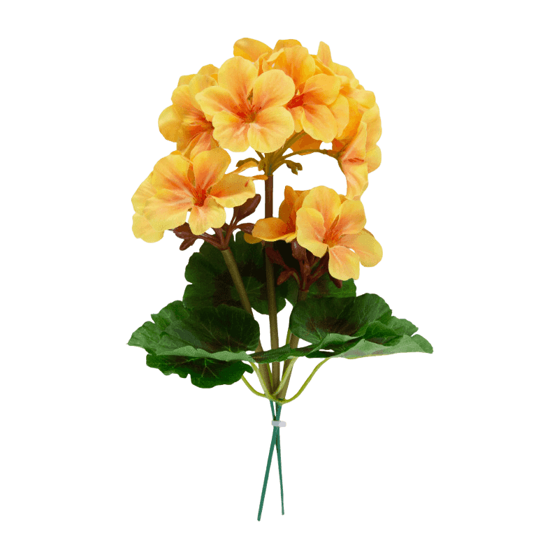 Artificial Begonia Pick Bouquet