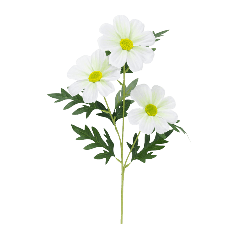 3-Head Artificial Cosmos Flower