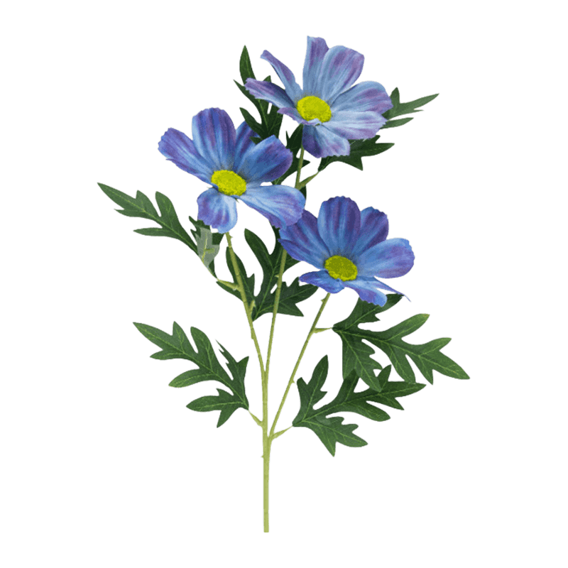 3-Head Artificial Cosmos Flower
