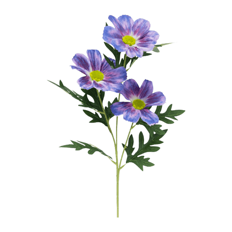 3-Head Artificial Cosmos Flower