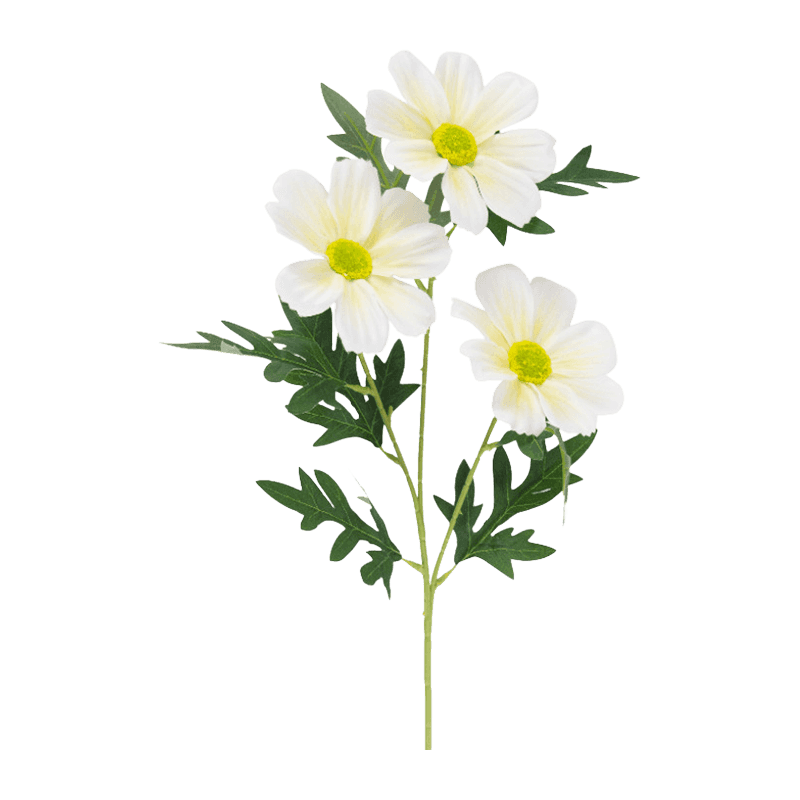 3-Head Artificial Cosmos Flower