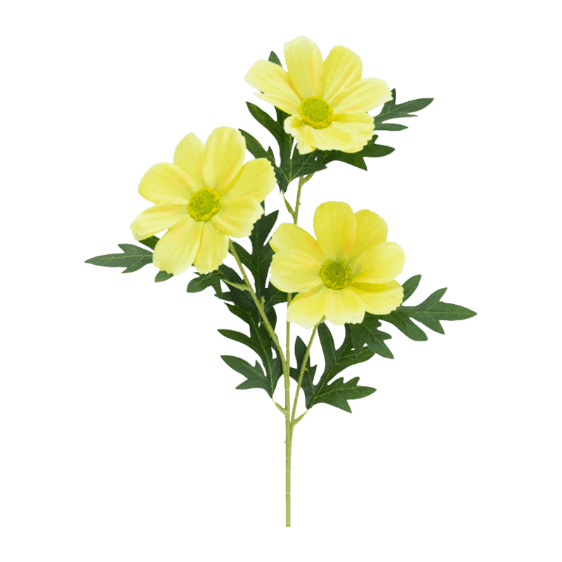 3-Head Artificial Cosmos Flower