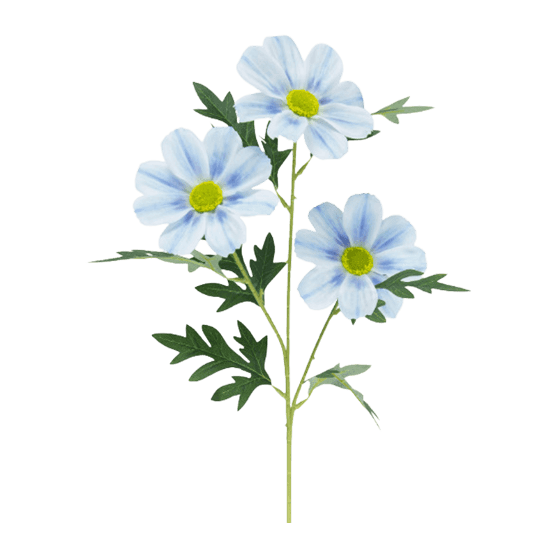 3-Head Artificial Cosmos Flower
