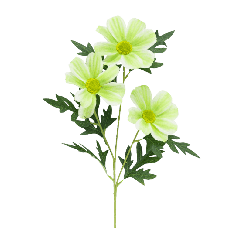 3-Head Artificial Cosmos Flower
