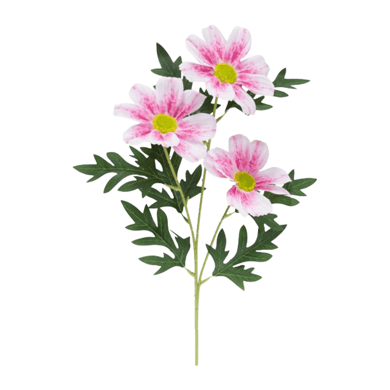 3-Head Artificial Cosmos Flower