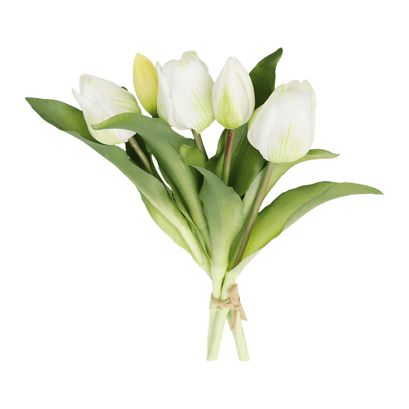 Strawberry Tulip 3 Flower 2 Buds 32cm