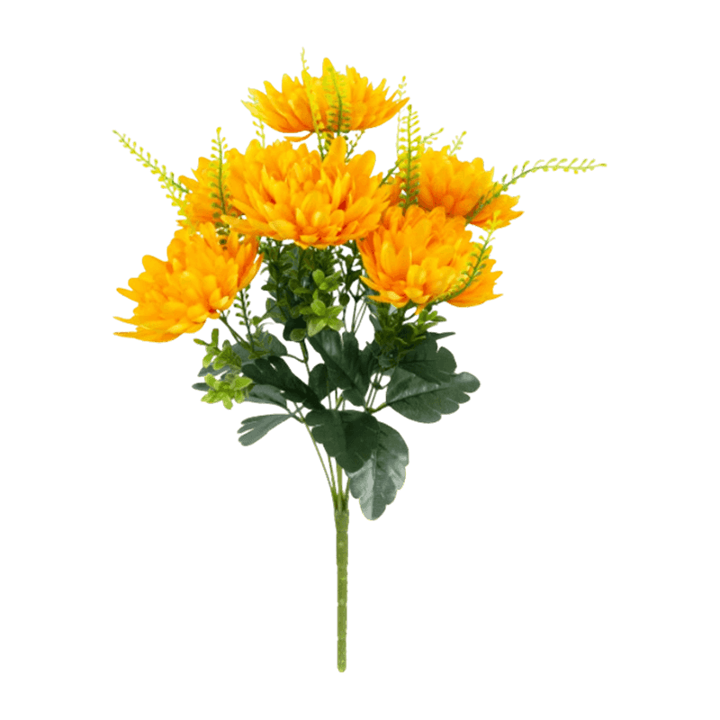Artificial Chrysanthemums Bush 50cm