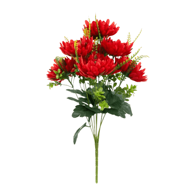 Artificial Chrysanthemums Bush 50cm