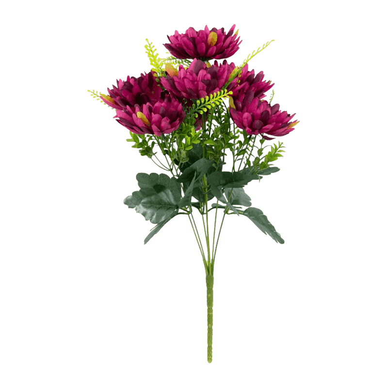 Artificial Chrysanthemums Bush 50cm