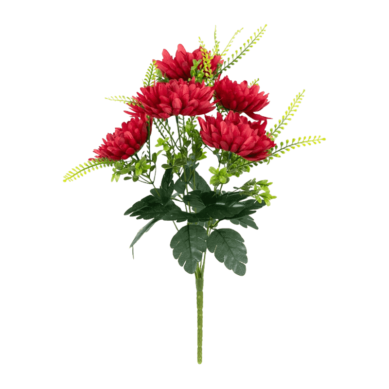 Artificial Chrysanthemums Bush 50cm