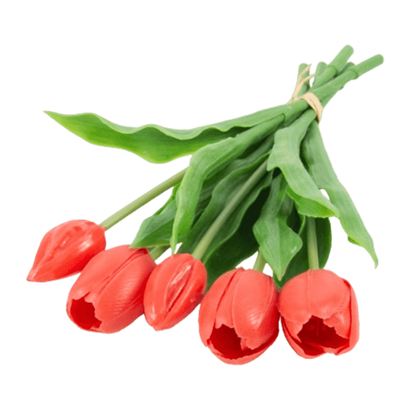 Artificial Tulip Bouquet With 3 Flower 2 Bud