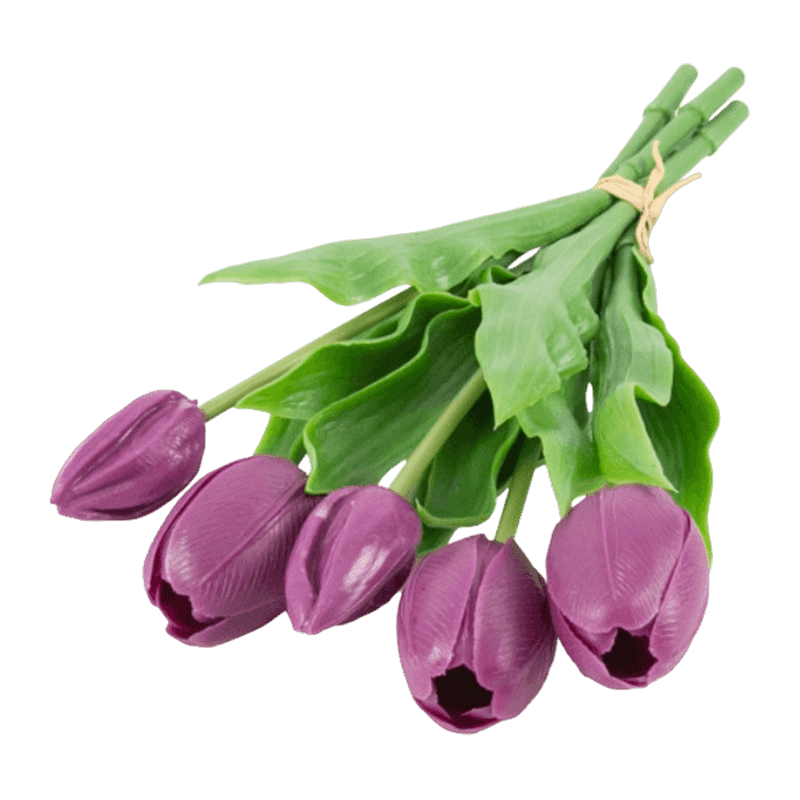 Artificial Tulip Bouquet With 3 Flower 2 Bud