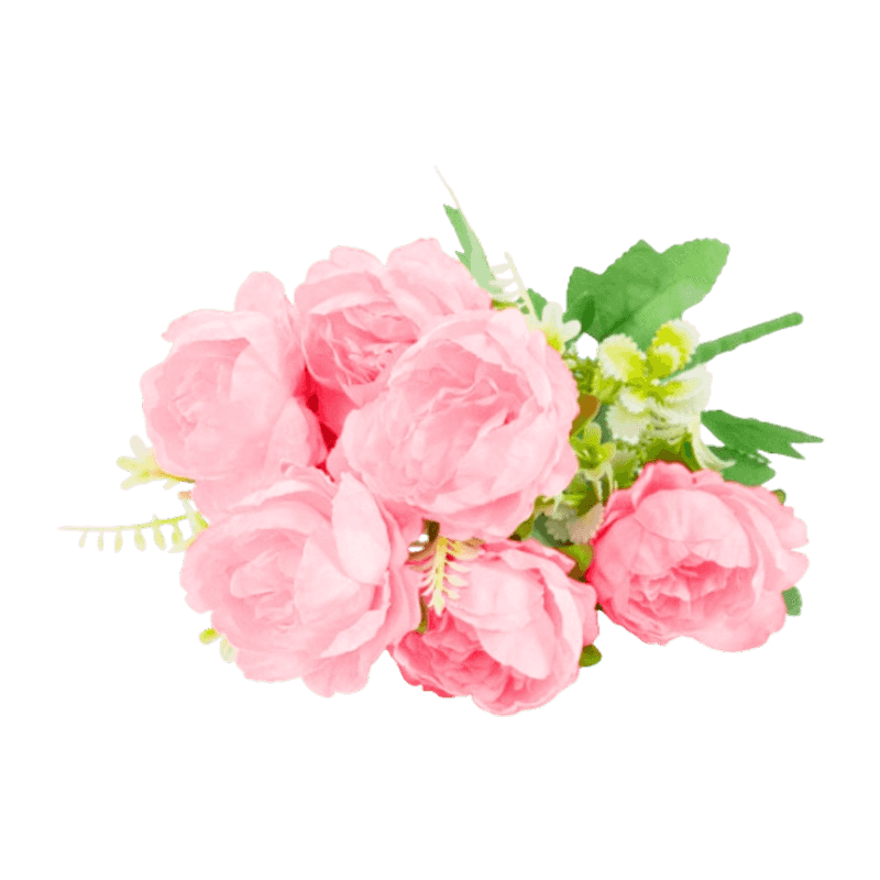 7 Heads Artificial Peony Pick Bouquet