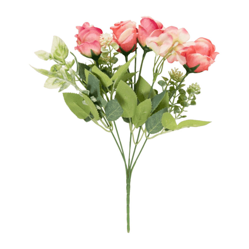 5 Forks Artificial Rose Pick Bouquet
