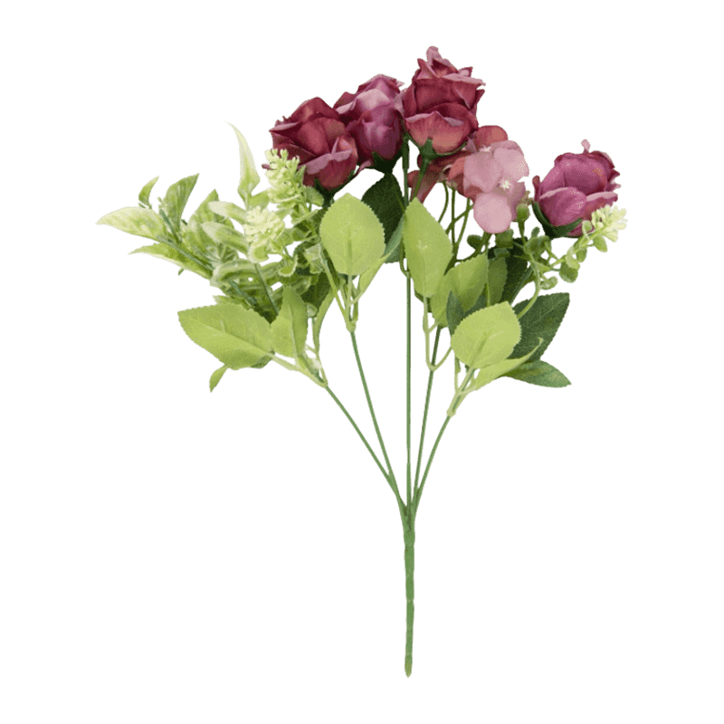 5 Forks Artificial Rose Pick Bouquet