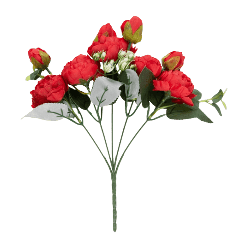 7 Forks Artificial Rose Pick Bouquet