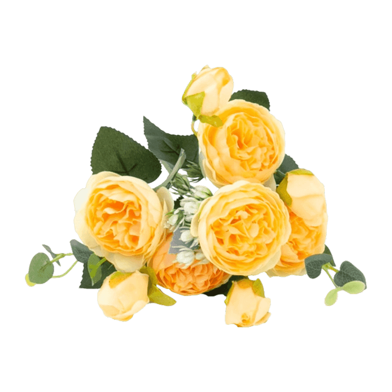 7 Forks Artificial Rose Pick Bouquet