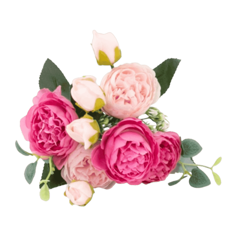 7 Forks Artificial Rose Pick Bouquet