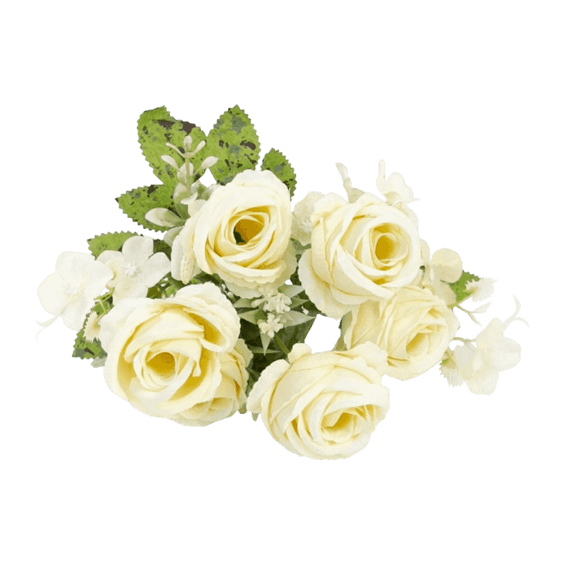 7 Heads Artificial Rose Pick Bouquet