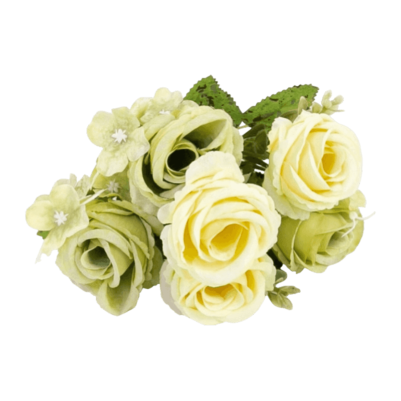 7 Heads Artificial Rose Pick Bouquet