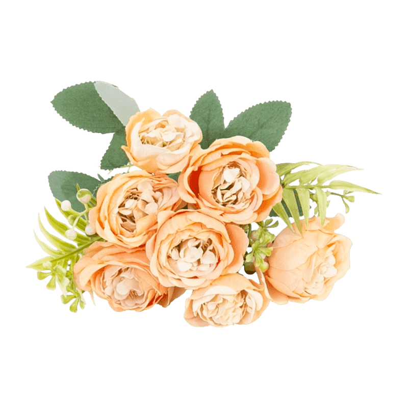 Peony Flower With 7 Flowers 30cm