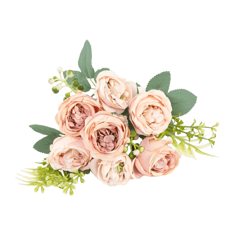 Peony Flower With 7 Flowers 30cm