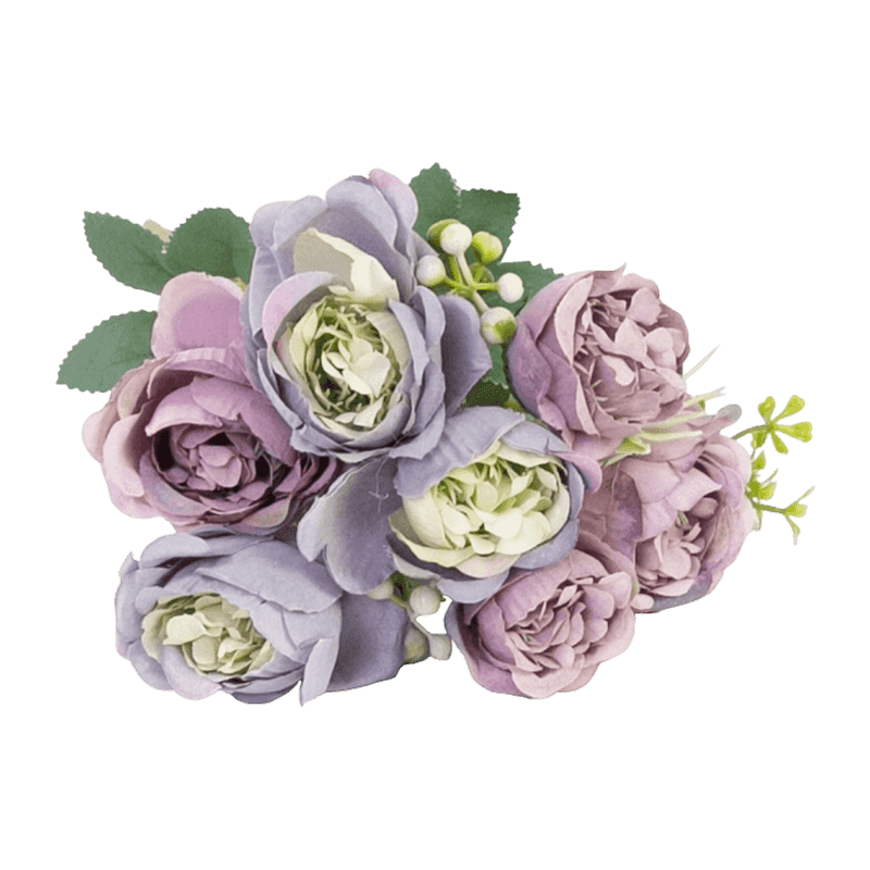 Peony Flower With 7 Flowers 30cm