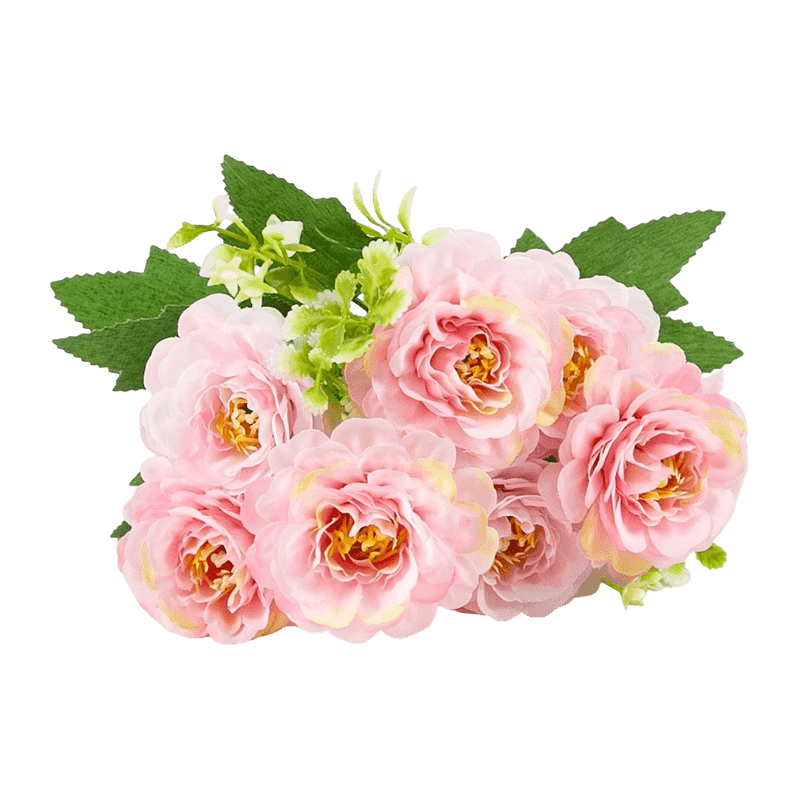 7 Heads Artificial Peony Pick Bouquet