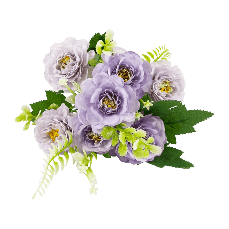 7 Heads Artificial Peony Pick Bouquet