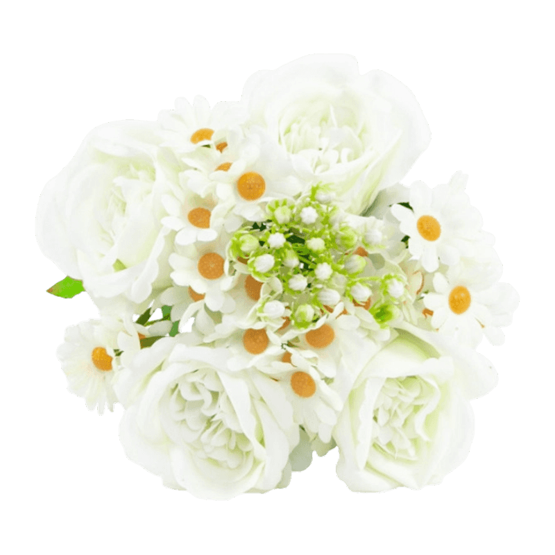 Mixed Artificial Rose Daisy Pick Bouquet
