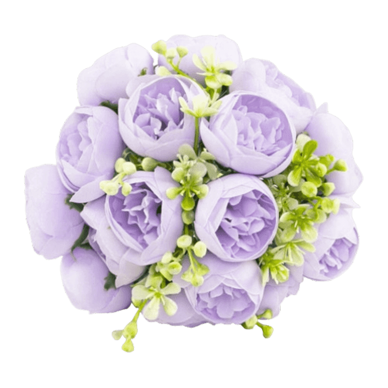 Artificial Peony Pick Bouquet