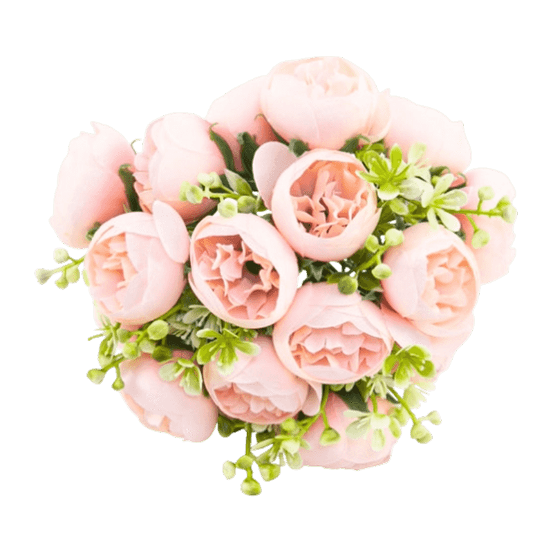 Artificial Peony Pick Bouquet