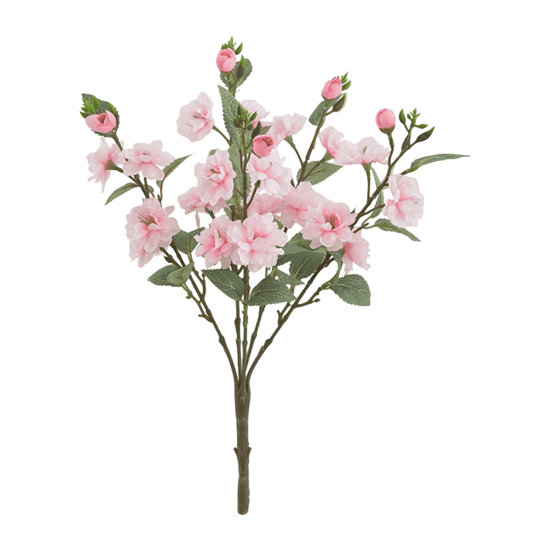 Silk Tall Begonia Branch with Buds