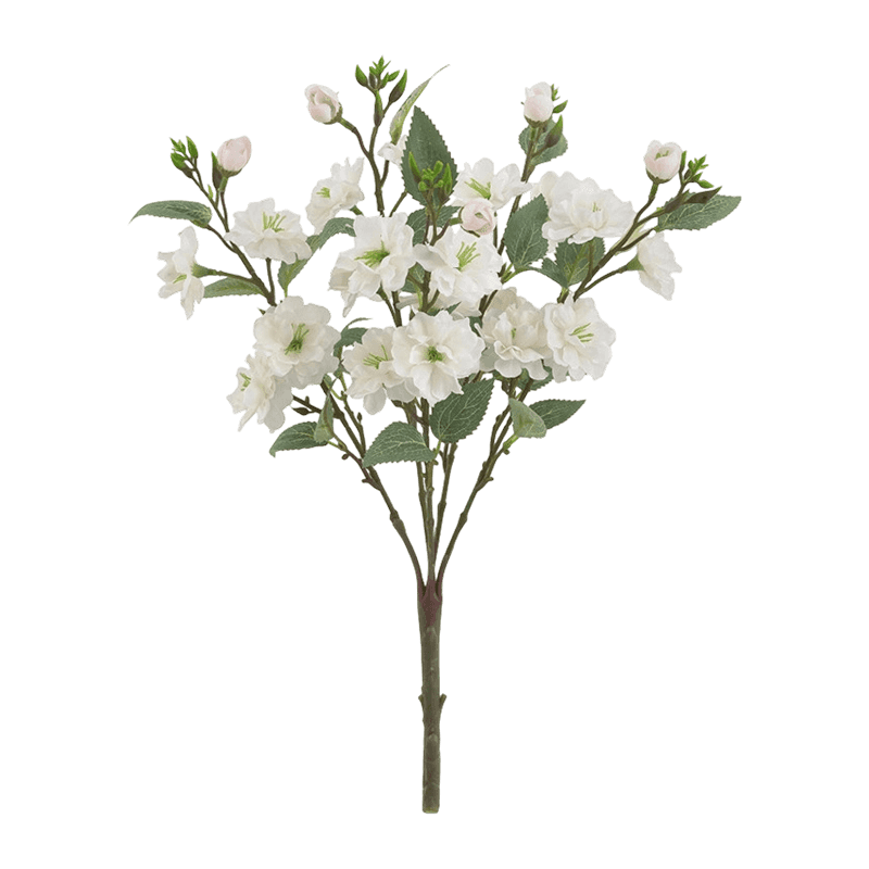 Silk Tall Begonia Branch with Buds